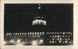 Capitol Building lit up at night Postcard