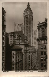 Singer Building New York, NY Rotary Photo E.C. Postcard Postcard Postcard