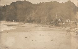 Rare: Calvary on hike by beach Postcard