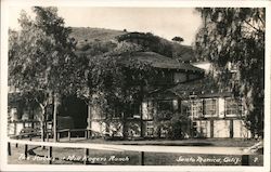 The Stables at Will Rogers' Ranch Postcard