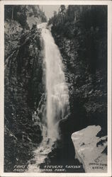 Fairy Falls Stevens Canyon Mount Rainier National Park Postcard Postcard Postcard