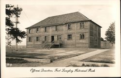 Officers' Quarters, Fort Langley Historical Park Postcard