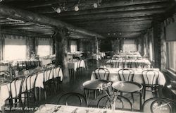 Dining Room, Echo Lake Lodge on Mt. Evans Postcard