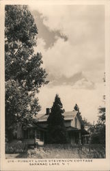 Robert Louis Stevenson Cottage Saranac Lake, NY Postcard Postcard Postcard