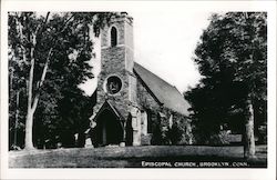 Episcopal Church Brooklyn, CT Postcard Postcard Postcard