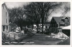 Main Street Lakeville, CT Postcard Postcard Postcard