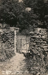 The Gate Garrett Bay Inn Ellison Bay Wis. Postcard