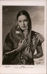 Rose Famous Indian Cinema Star Series Postcard