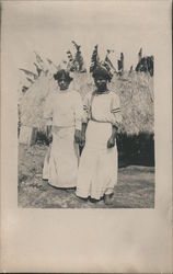 Two Young Black Women Postcard