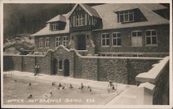 Upper Hot Springs Baths, Banff National Park Postcard