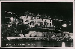 Cary Arms Hotel (Flood-lit) Postcard