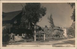 Claremont Inn, Pomona College Postcard