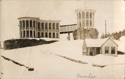 McGlashan Residence and Rocking Stone Tower Postcard