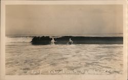 In the Surf Postcard