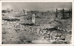 Sectional View Boothill Cemetery Tombstone, AZ Postcard Postcard Postcard