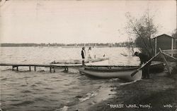 Lake Scene Forest Lake, MN Postcard Postcard Postcard