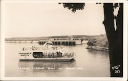 Cherokee Queen. Largest pleasur boat on Grand Lake Postcard