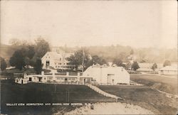 Valley VIew Homestead and Barns New Boston, NH Postcard Postcard 