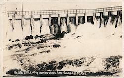 Spillway, Minidoka Dam Burley, ID Postcard Postcard Postcard