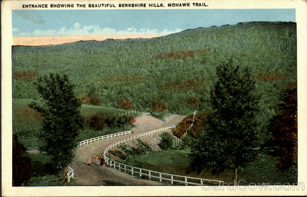 Entrance Showing The Beautiful Berkshire Hills Mohawk Trail Massachusetts