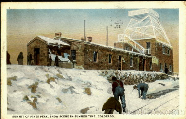 Summit Of Pikes Peak Colorado