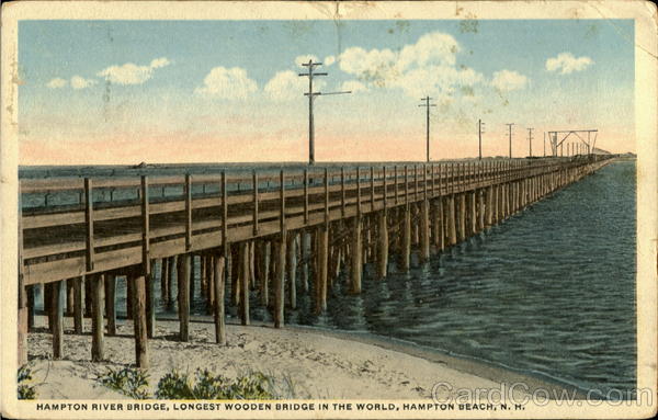 Hampton River Bridge Hampton Beach New Hampshire