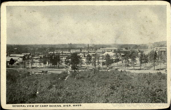 General View Of Camp Devens Ayer Massachusetts