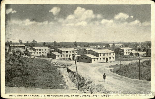 Officers Barracks Div. Headquarters, Camp Devens Ayer Massachusetts
