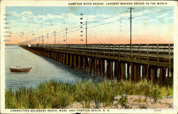 Hampton River Bridge Hampton Beach New Hampshire