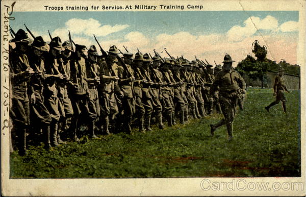 Troops Training For Service Army