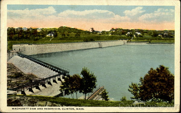 Wachusett Dam And Reservoir Clinton Massachusetts