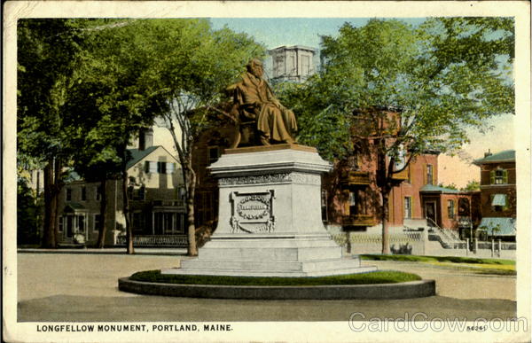 Longfellow Monument Portland Maine