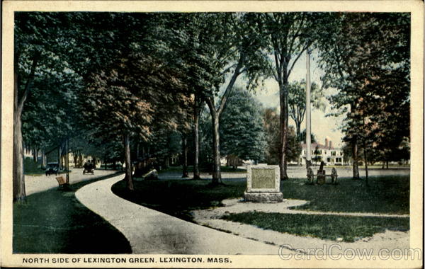 North Side Of Lexington Green Massachusetts
