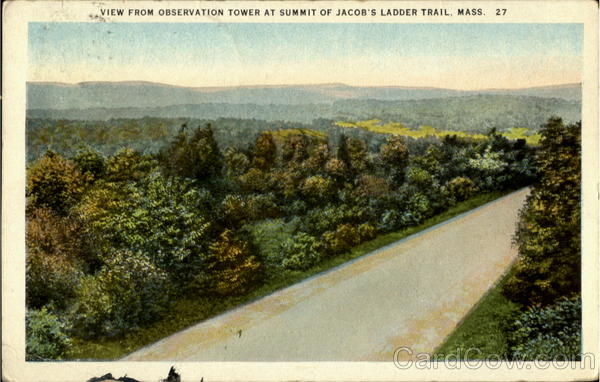 View From Observation Tower, Jacob's Ladder Trail Russell Massachusetts