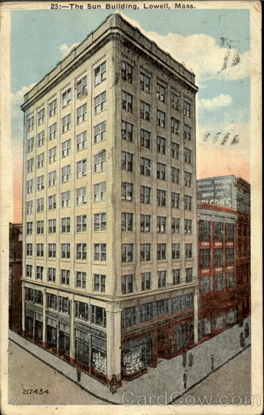 The Sun Building Lowell Massachusetts