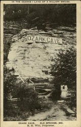 Ozark Cave Postcard