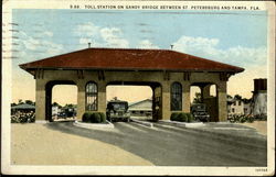 Toll Station On Gandy Bridge Postcard