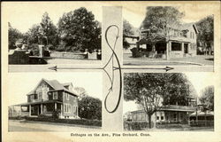 Cottages On The Ave Pine Orchard, CT Postcard Postcard