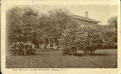 Res. Of Hon. Clare Willard Postcard