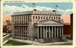 County Court House New York City, NY Postcard Postcard