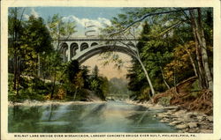 Walnut Lane Bridge Over Wissahickon Postcard