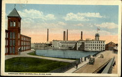 American Print Works Postcard