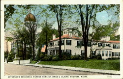 Governor's Residence Augusta, ME Postcard Postcard