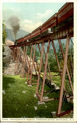 Frankenstein Trestle Crawford Notch, NH Postcard Postcard