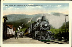 Base Station, Mt. Washington R. R Bretton Woods, NH Postcard Postcard