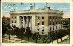 U. S. Post Office And Custom House Postcard