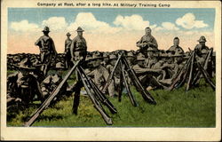 Company At Rest Postcard