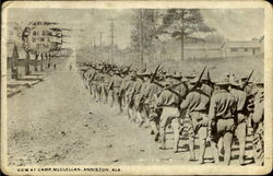 View At Camp McClellan Postcard