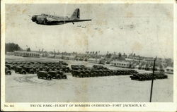 Truck Park Fort Jackson, SC Postcard Postcard