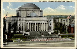 The Library, Columbia University Postcard